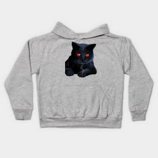 Stoner Black Cat Kids Hoodie